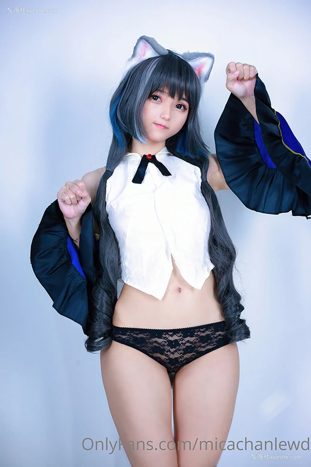 1P - Coser美女Micawaii狐耳比基尼尺度福利图