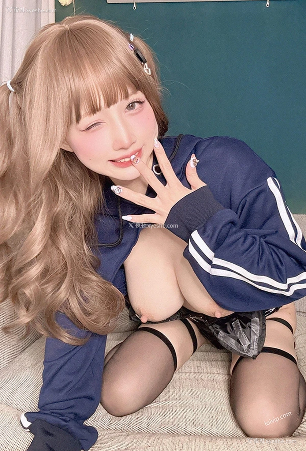 1P - 巨乳福利姬冲田凛花Rinka 兔兔妹无圣光图