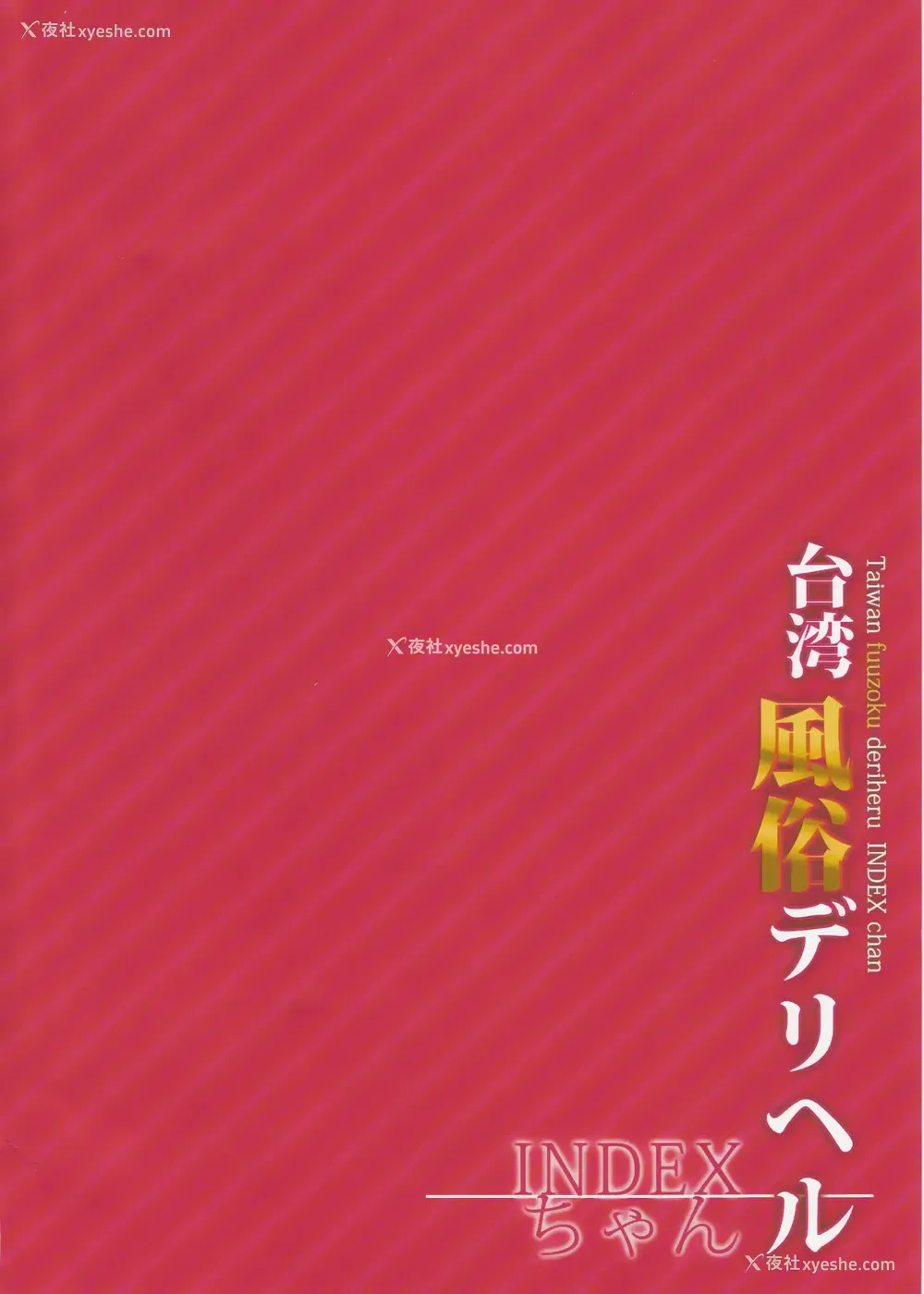 5P - (C90) [インデックスACG (kunaboto)] INDEXGIRLS 07 台湾风俗デリヘル INDEXちゃん [中国翻訳]