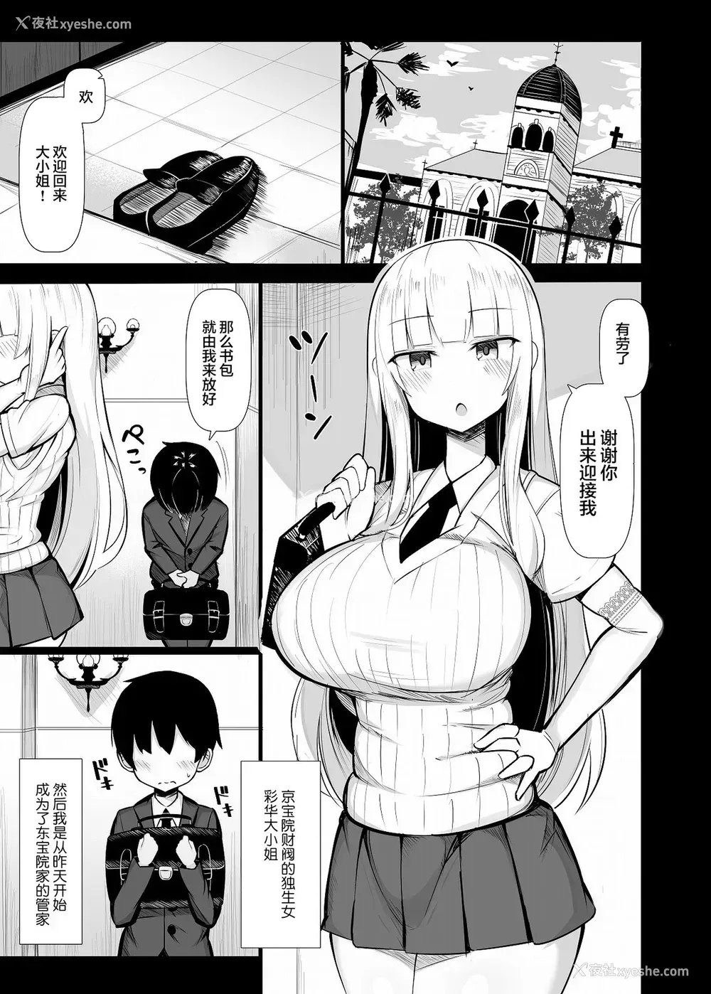 3P - [ふらいでぃっしゅ (じゃっこ)] お嬢様に买われたボク [中国翻訳] [DL版]