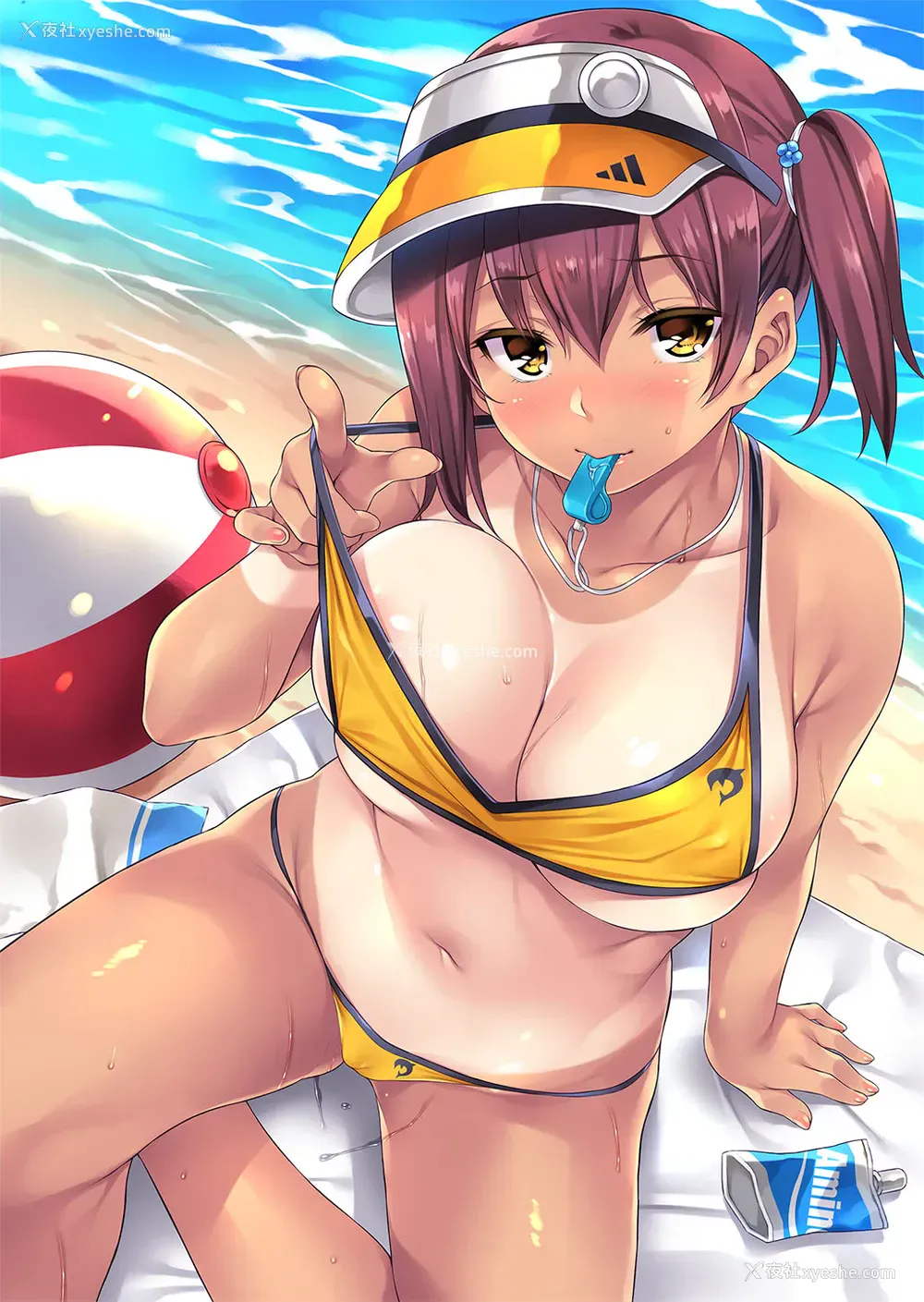 2P - [Rip@Lip (水原优)] 夏合宿でハメられたインストラクター [中国翻訳] [DL版]
