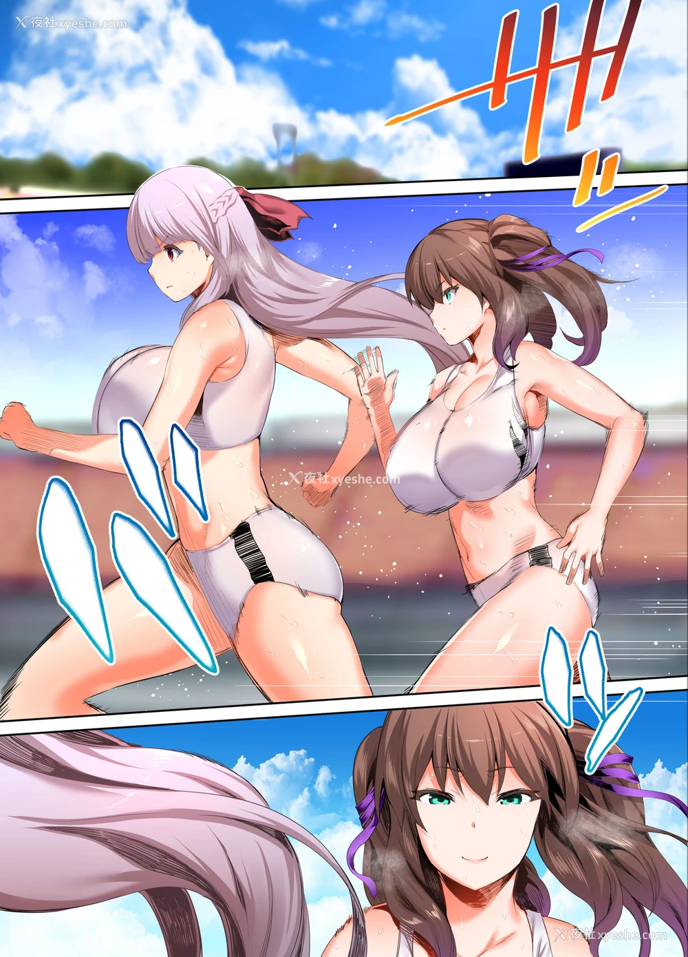 64P - 陆上部部长と副部长は俺の生オナホ!!!阳毬部长编