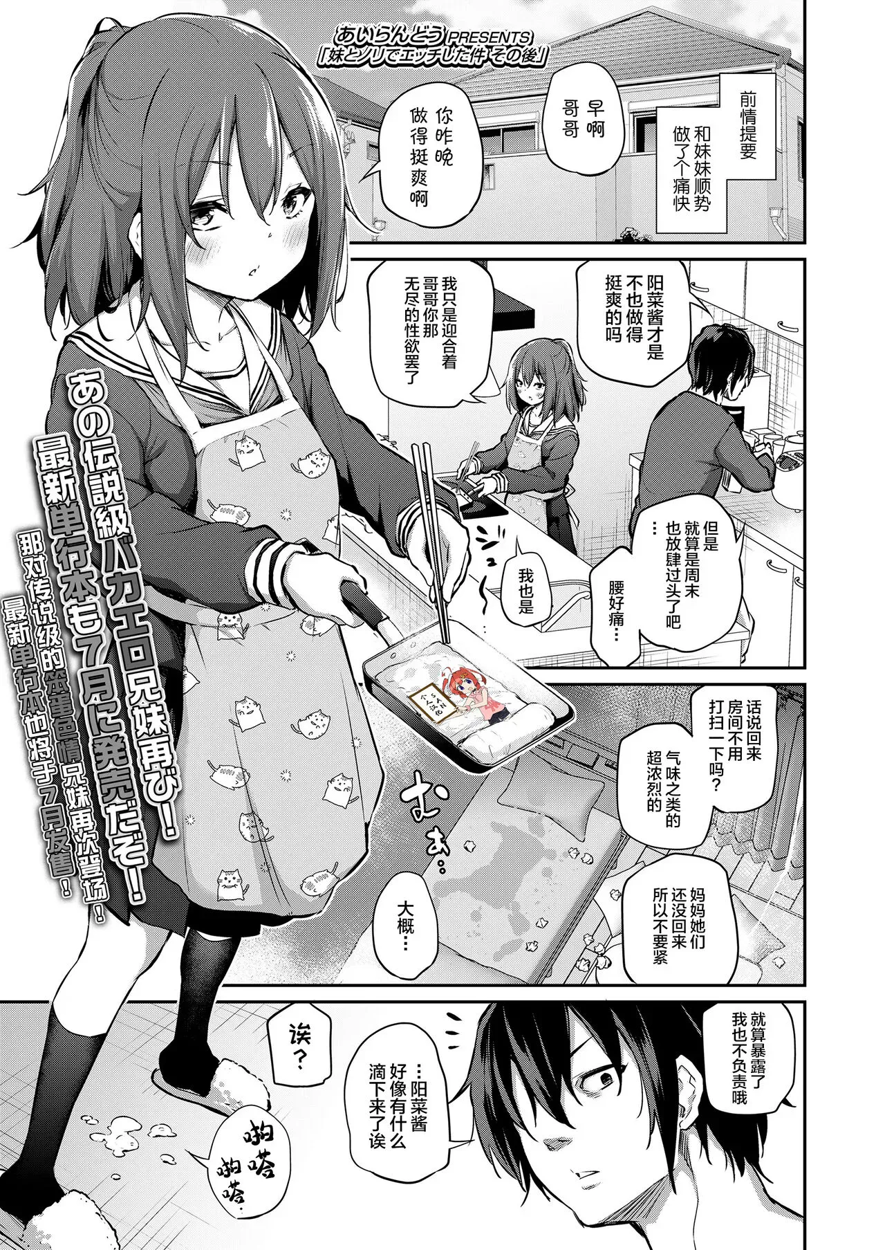 妹とノリでエッチした件 その后