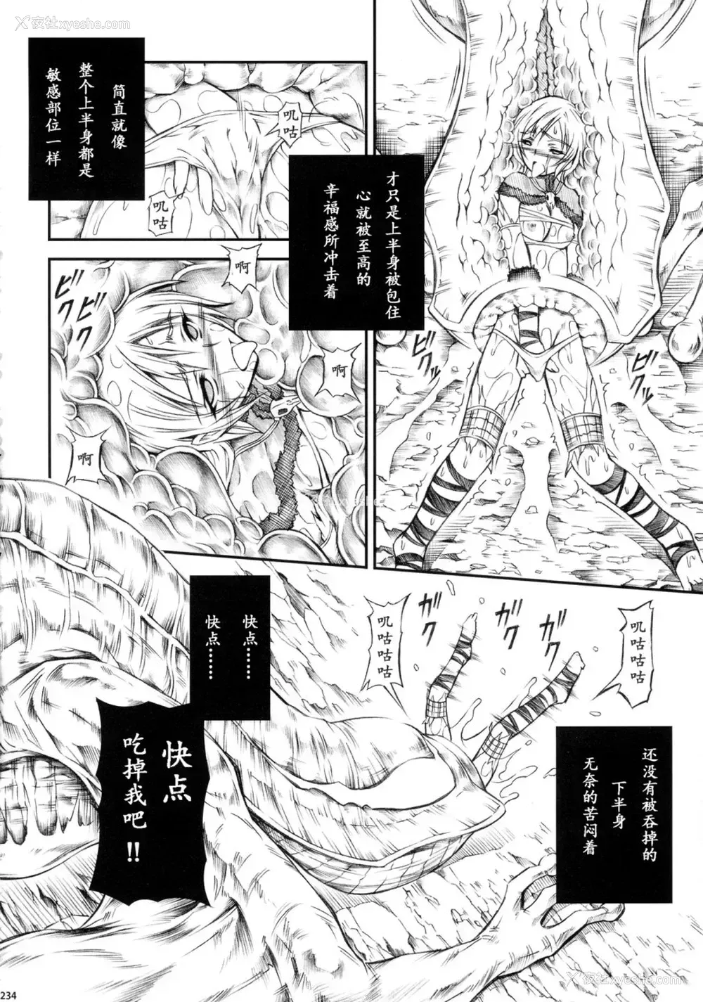 234P - (C90) [Yokohama Junky (魔狩十织)] ソロハンター达の生态 (モンスターハンター) [中国翻訳]