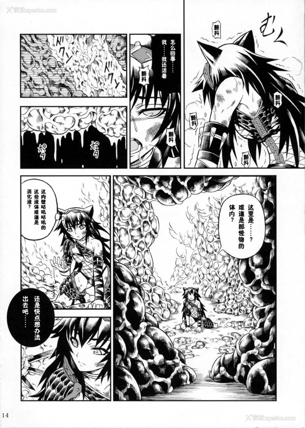 32P - (C90) [Yokohama Junky (魔狩十织)] ソロハンター达の生态 (モンスターハンター) [中国翻訳]