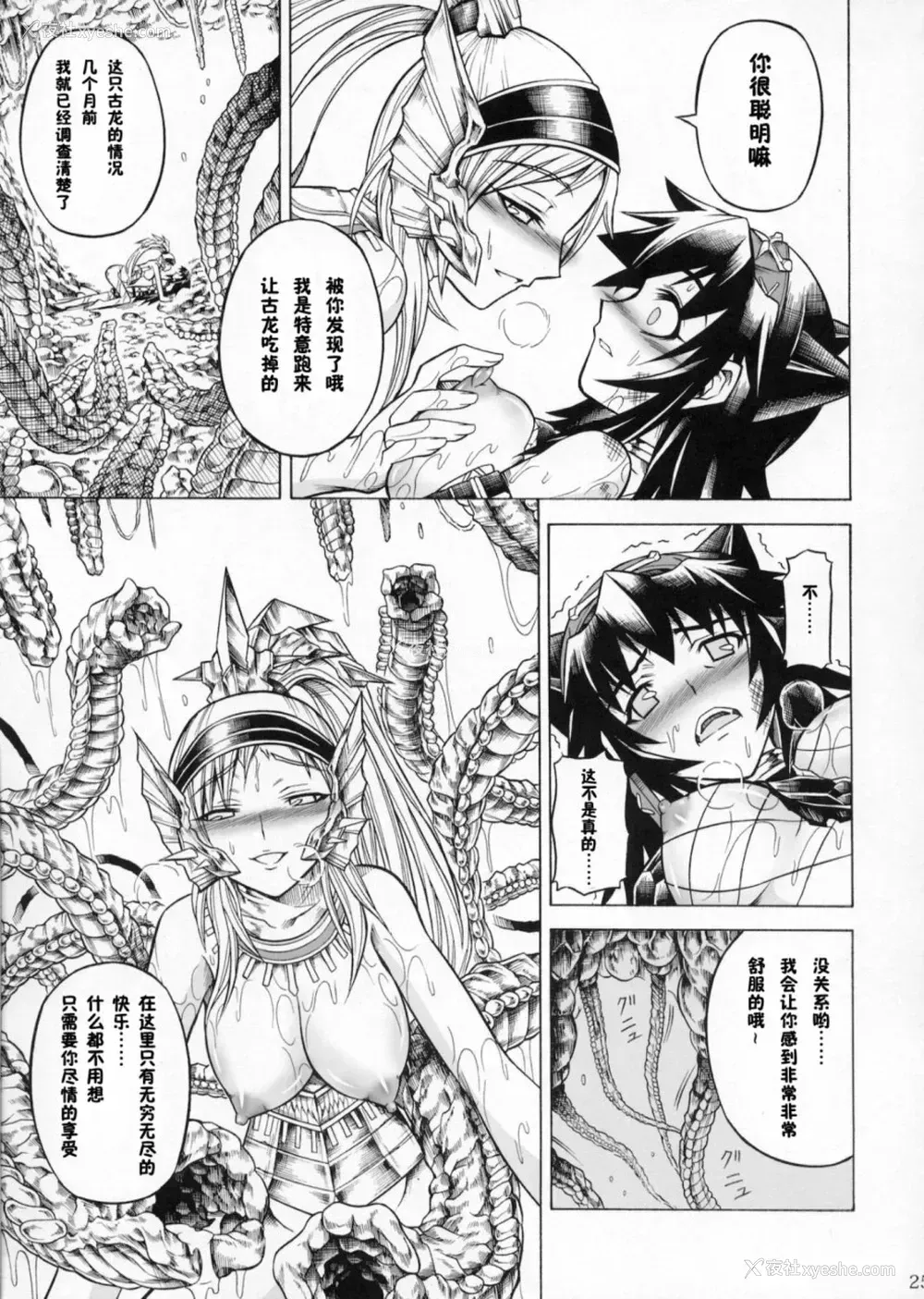 75P - (C90) [Yokohama Junky (魔狩十织)] ソロハンター达の生态 (モンスターハンター) [中国翻訳]