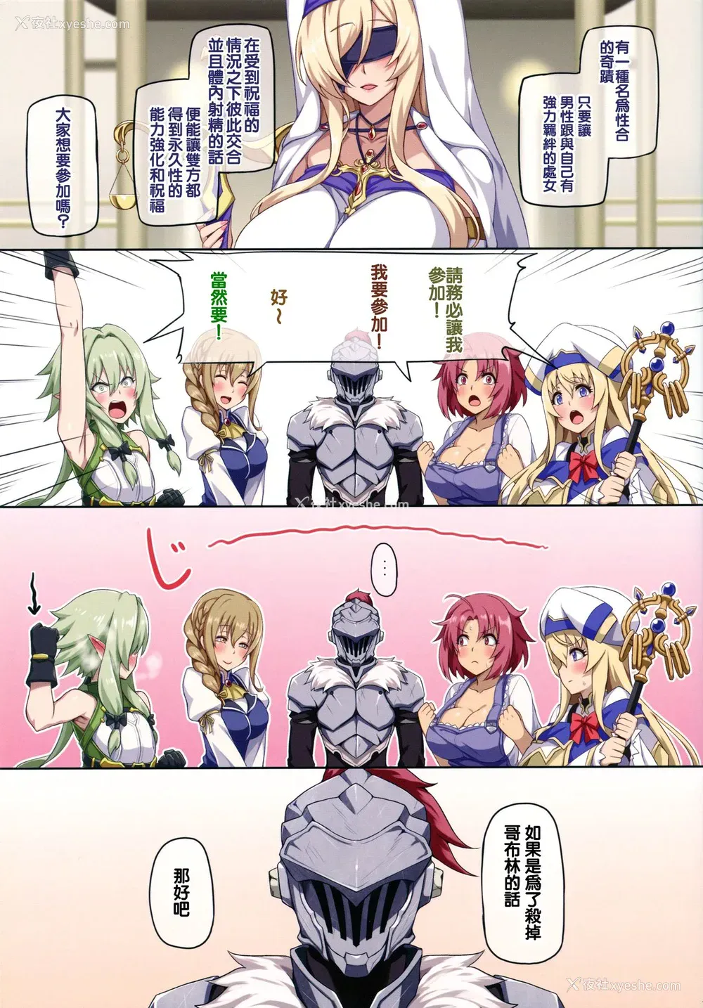 3P - (C95) [暗梦馆 (Darkmaya)] 性交の奇迹 (ゴブリンスレイヤー) [中国翻訳]