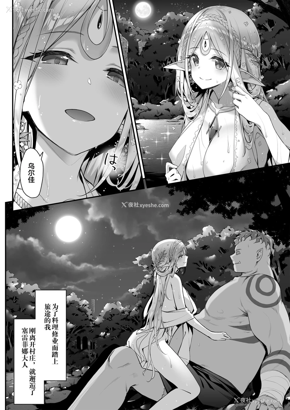 3P - 淫らなエルフさんはオークくんがお好き
