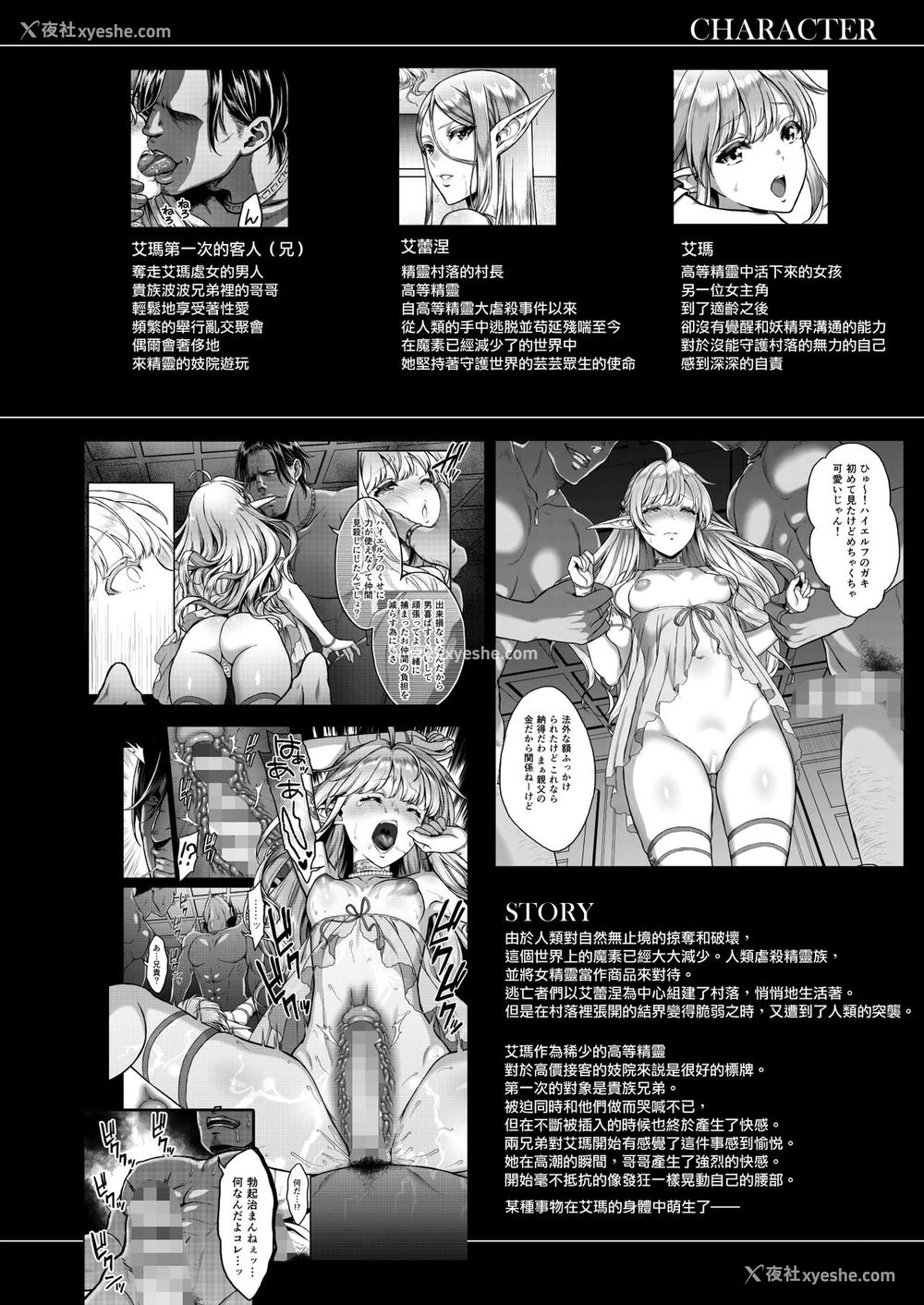 2P - 黄昏の娼エルフ4