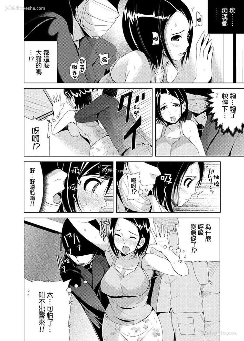 3P - 高潮不断的人妻痴汉电车