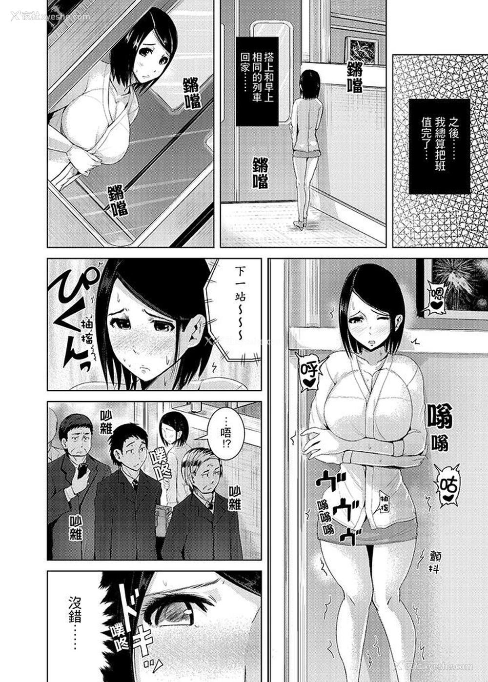 2P - 高潮不断的人妻痴汉电车