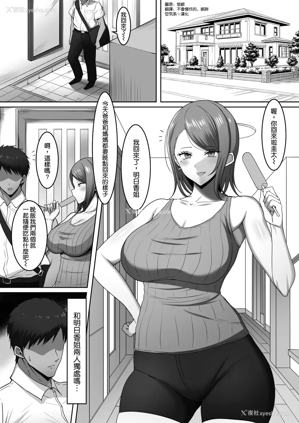 3P - [野石竹] 义姉がエロ水着で诱ってくる [中国翻訳]