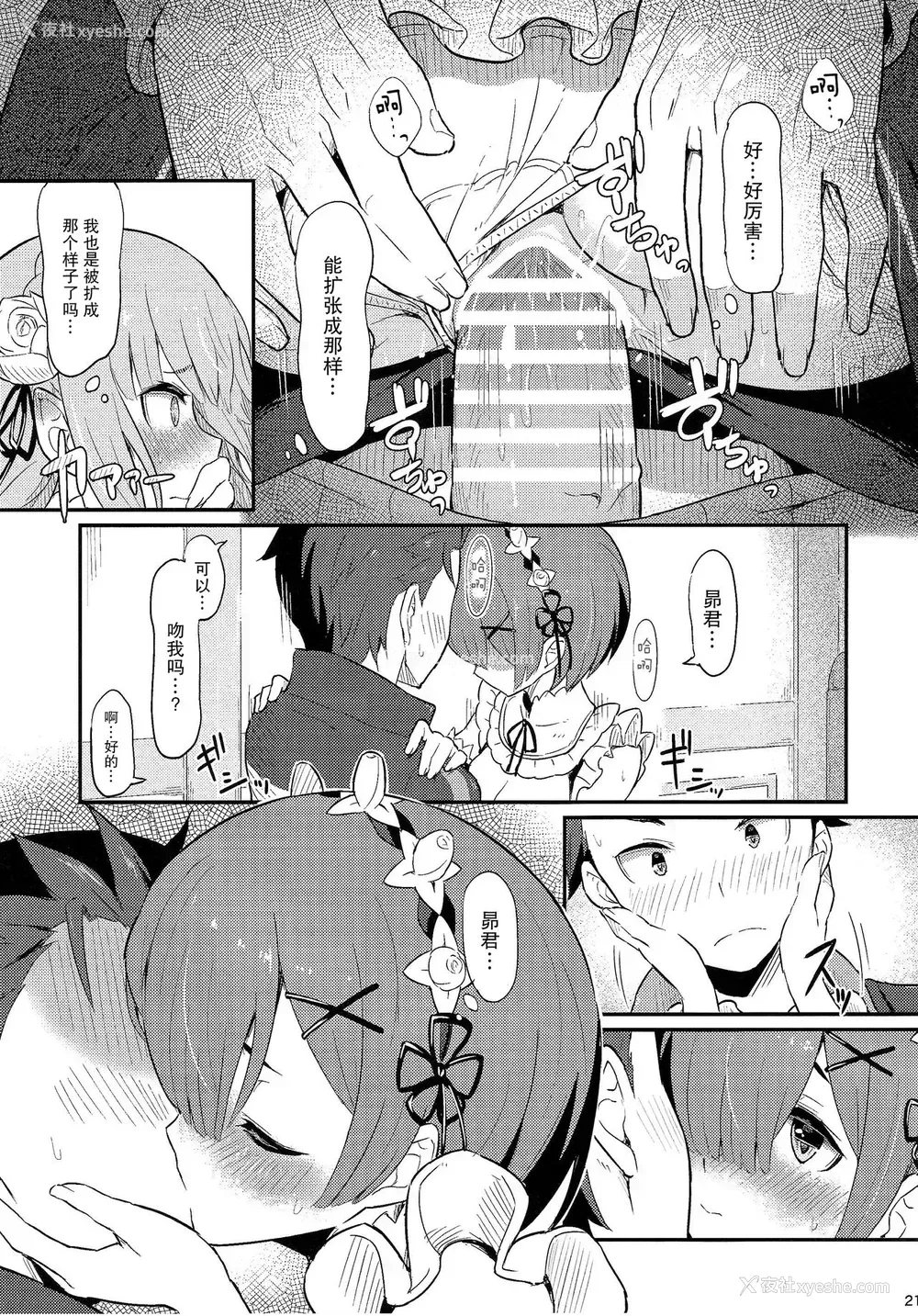 20P - (C91) [ピロコボ (Piro)] レムのエミリアくっつけ大作戦 (Re:ゼロから始める异世界生活)
