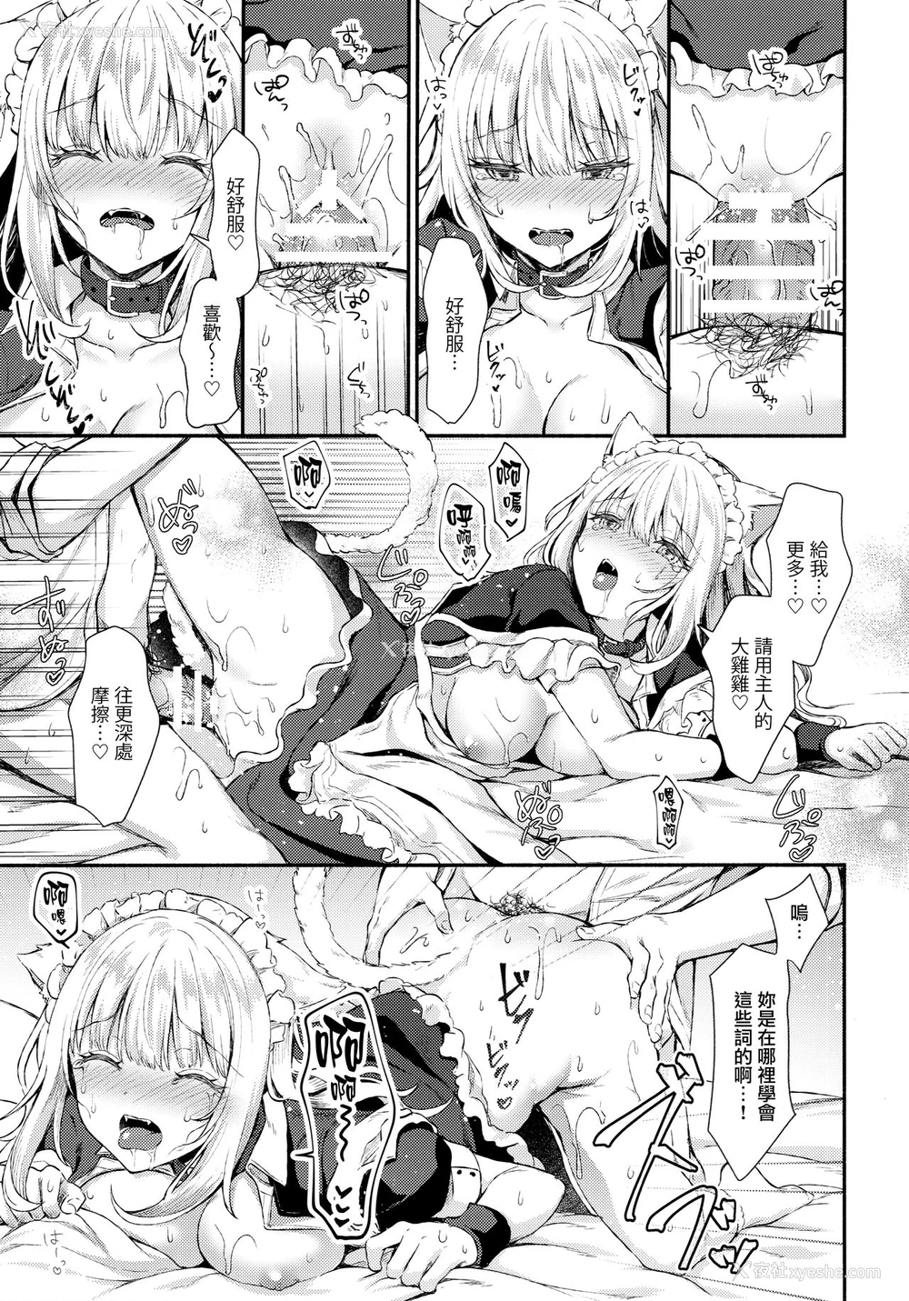 21P - (C97) [鉄华巻 (鉄山かや)] 元奴隷の猫耳メイドと幸せえっちする本