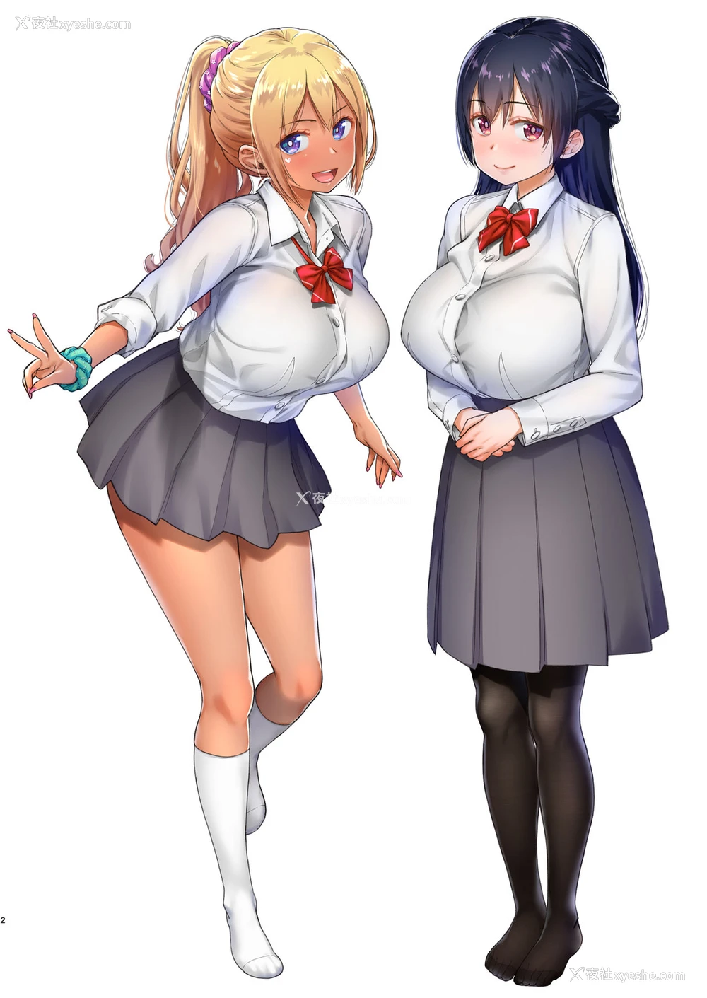2P - [生クリームびより (ななせめるち)] 巨乳JKをトリコにする ～友达のHを见学します～ [中国翻訳] [DL版]