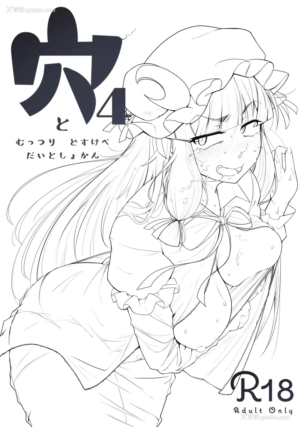 2P - [自家発电処 (flanvia)] 穴とむっつりどすけべだいとしょかん 4 (东方Project) [中国翻訳] [DL版]