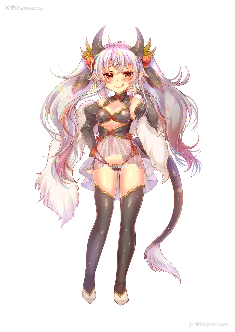 46P - [TSFのF (柊ぽぷら, 四叶チカ)] 勇者悪に堕ちる～龙姫メイファの覚醒