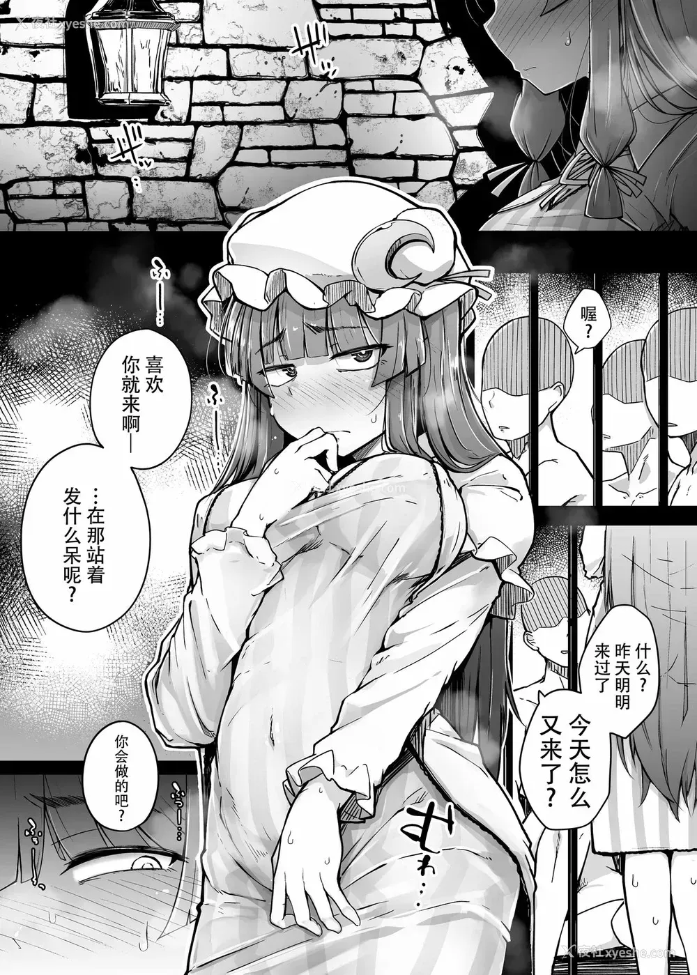 3P - [自家発电処 (flanvia)] 穴とむっつりどすけべだいとしょかん 3 (东方Project) [中国翻訳] [DL版]