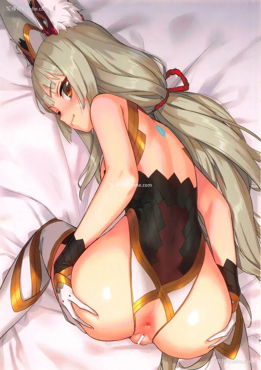 4P - (C97) [アジサイデンデン (川上六角、小鸟游レイ)] ニアのおしりで愈され本 (ゼノブレイド2)