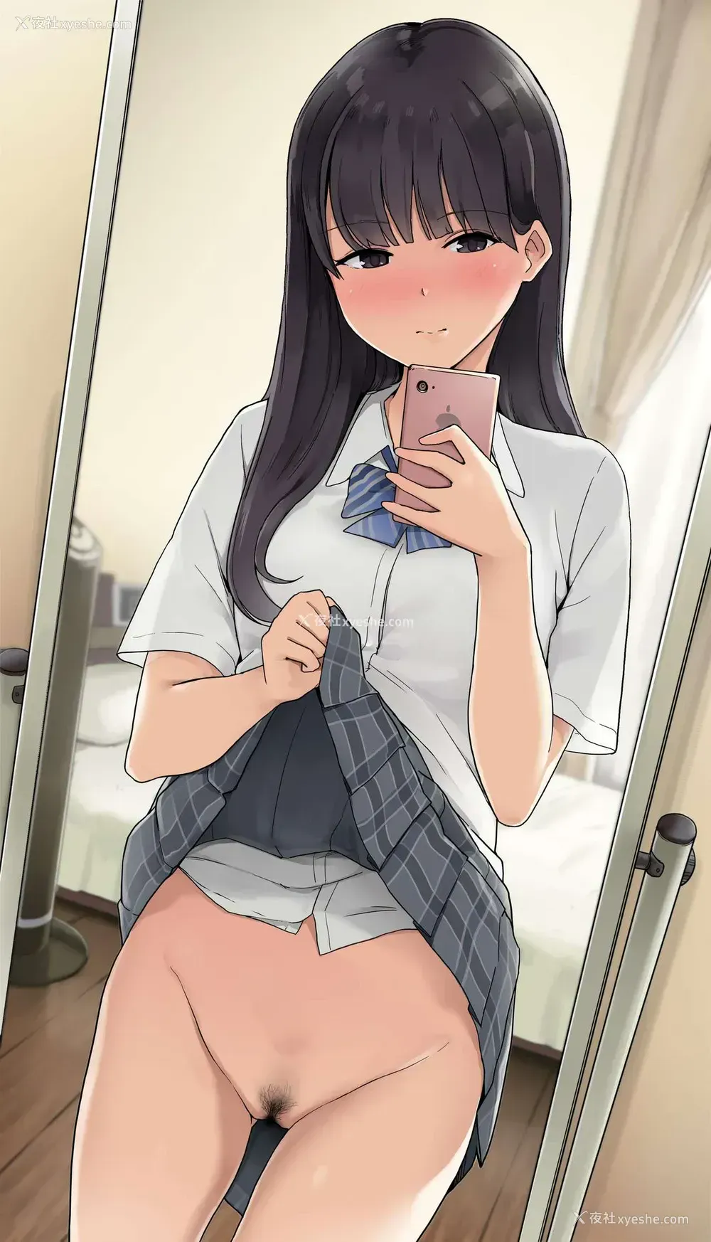1P - [わかまつ] スマホ撮影にハマってるセフレ女子とハメ撮りするお话 [中国翻訳]