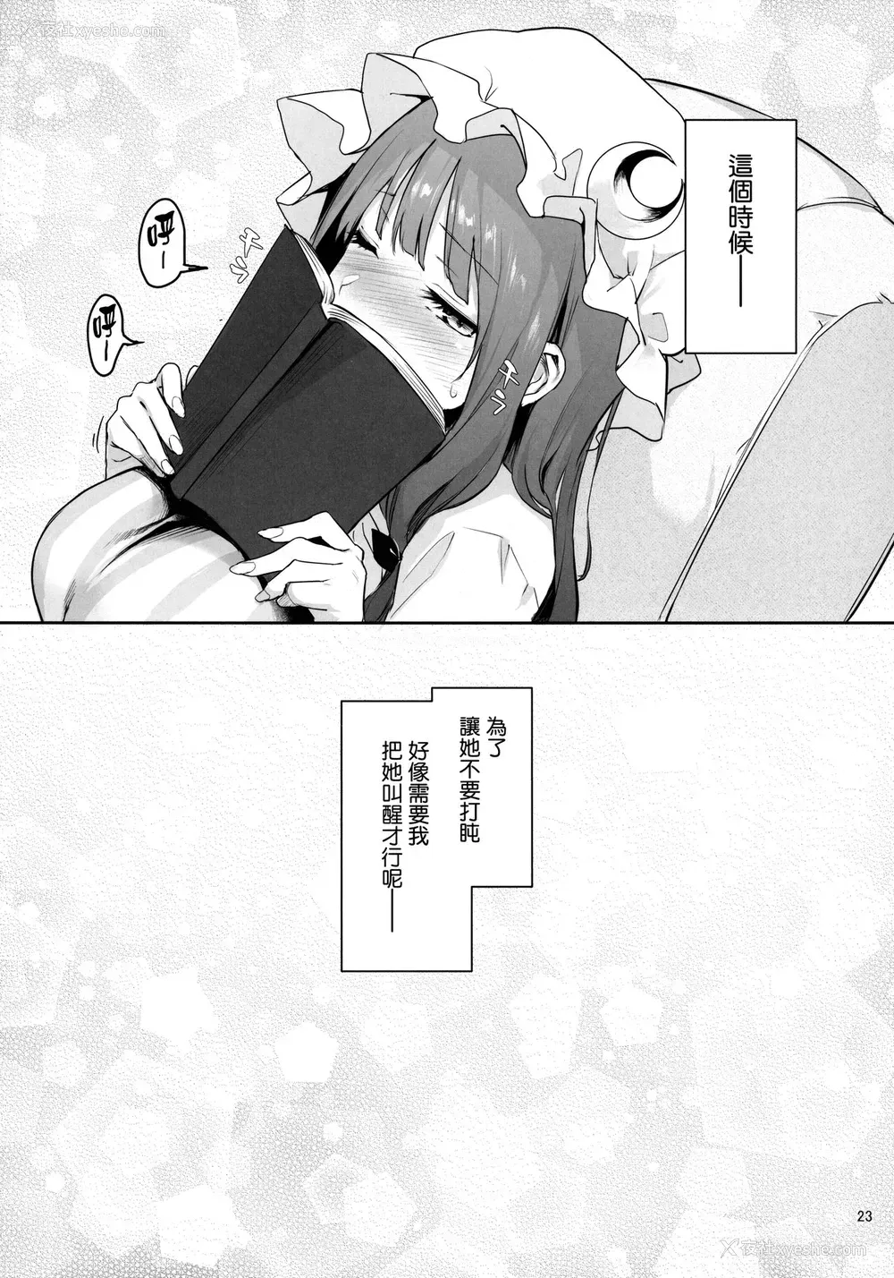 20P - (C95) [あんみつよもぎ亭 (みちきんぐ)] 居眠り上手の大図书馆 (东方Project) [中国翻訳]