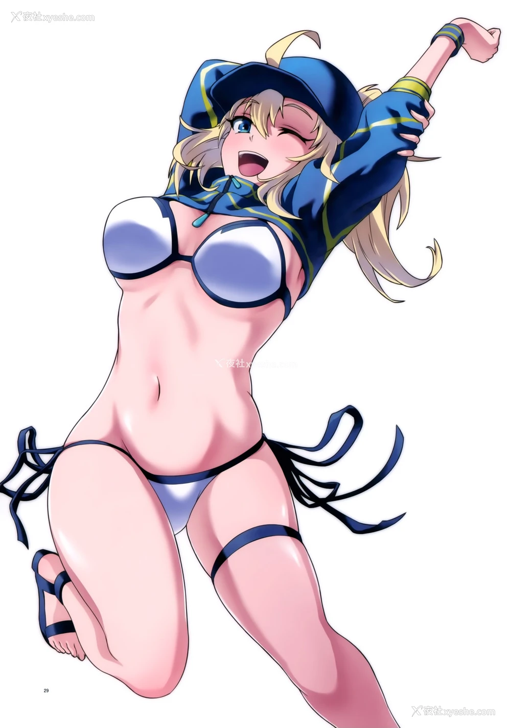 28P - (C97) [うらやまや (うらやま)] ミズサバックス (Fate/Grand Order) [中国翻訳]