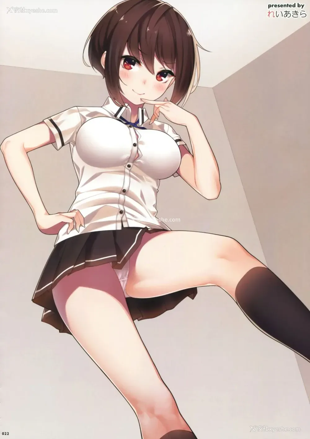 22P - (C90) [嘘つき屋 (よろず)] あしコレJK [中国翻訳]