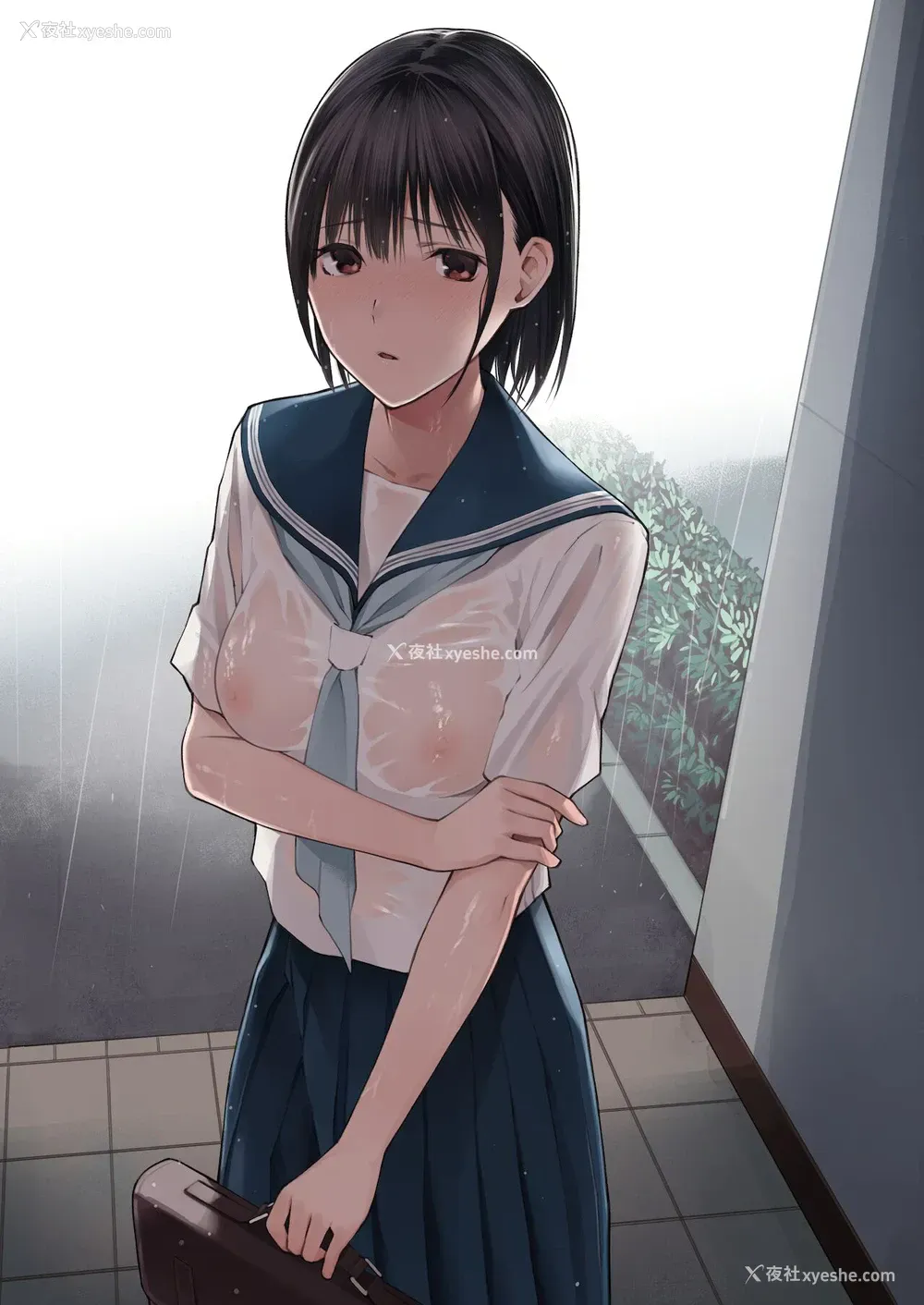 3P - [チーム☆ラッキー] 雨の日は、ほんのり乳首 [中国翻訳]