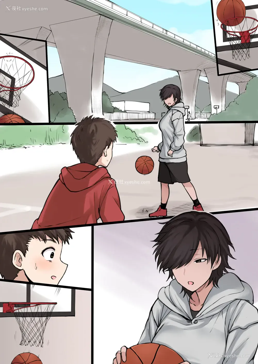 9P - [テラス MC] ボーイッシュ高身长スポーツ女子の絵
