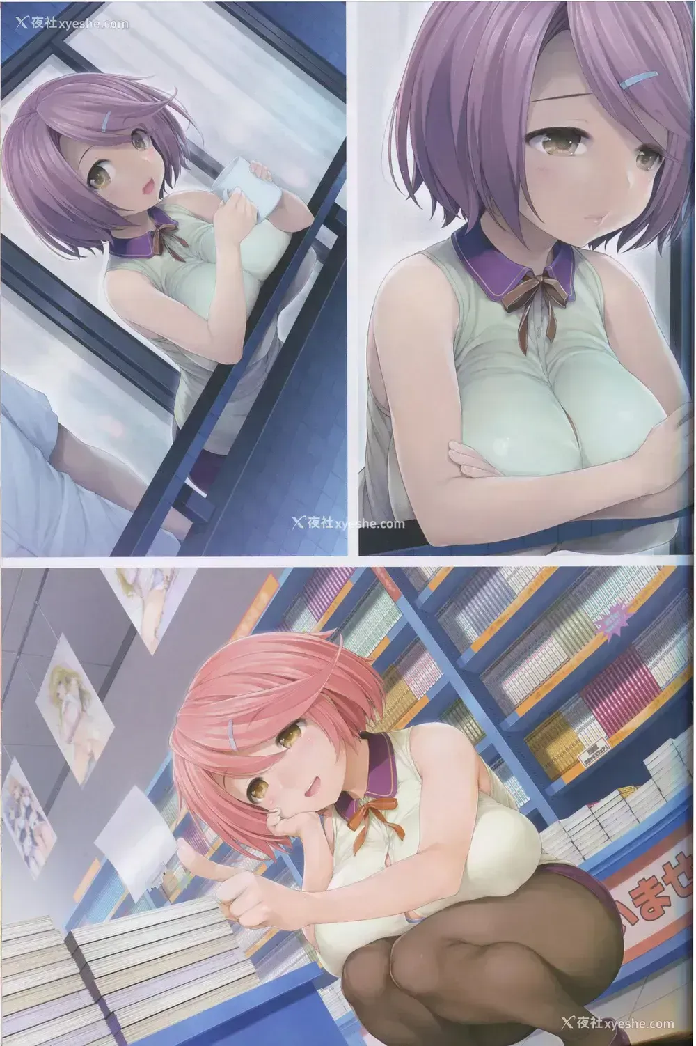 26P - [NEKO WORK H (石恵)] LOVE CUBE ART WORKS [中国语]