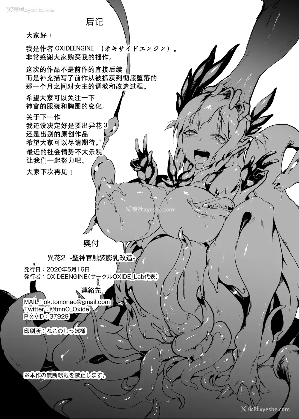 37P - [OXIDE_Lab (OXIDEENGINE)] 异花2 -圣神官触装膨乳改造- [中国翻訳] [DL版]