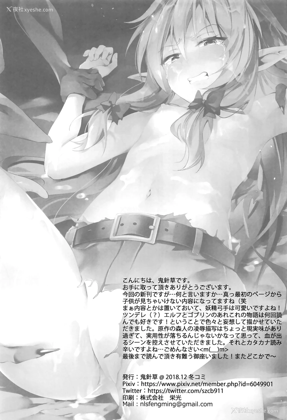 24P - (C95) [Nameless (鬼针草)] もし女精霊がゴブリンに捕まったら… (ゴブリンスレイヤー)