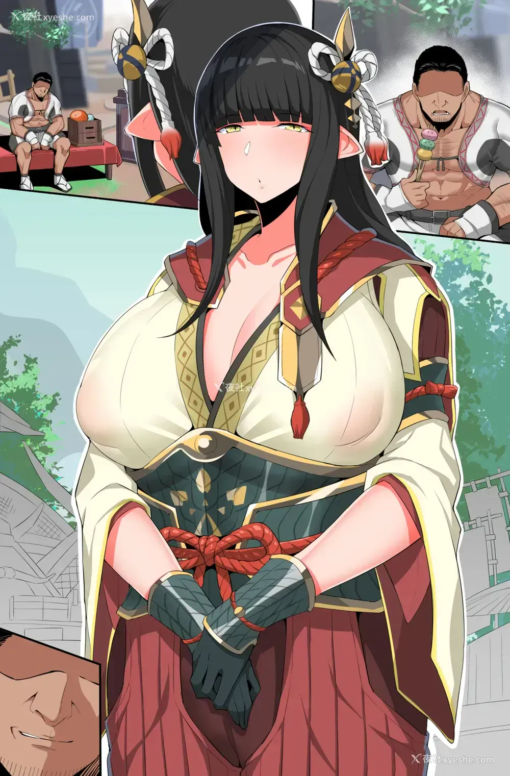 3P - [有村大根] えっっっグい骑乗位で搾り取ってくるヒノエ嬢❤ (モンスターハンター)