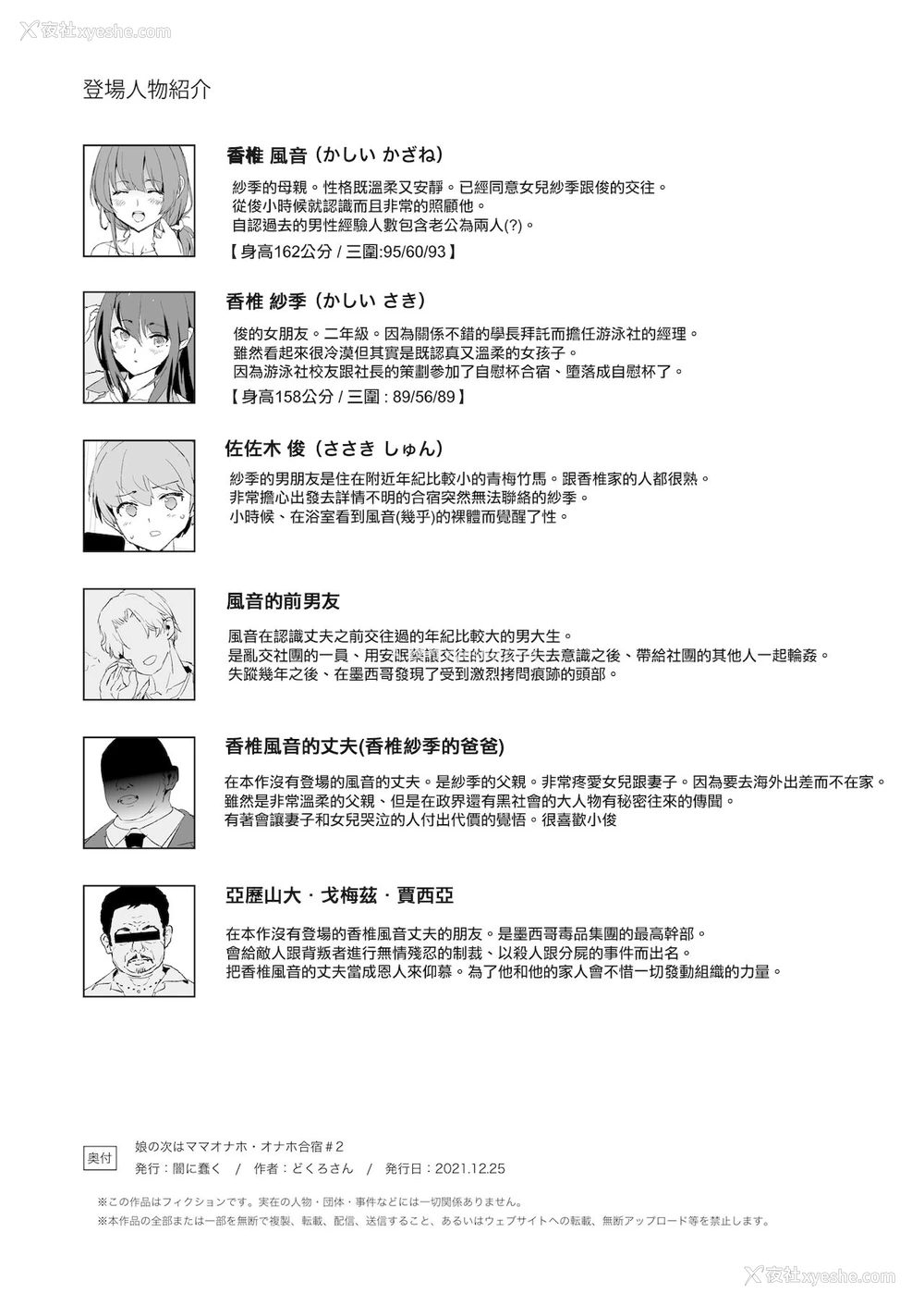 52P - [暗に蠢く (どくろさん)] 娘の次はママオナホ・オナホ合宿＃2 [CHINESE]