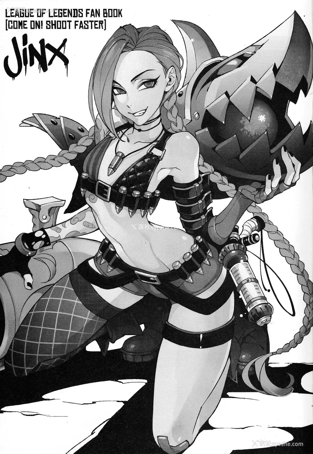 2P - (FF23) [Turtle.Fish.Paint (比目鱼先生)] JINX Come On! Shoot Faster (リーグ・オブ・レジェンズ)