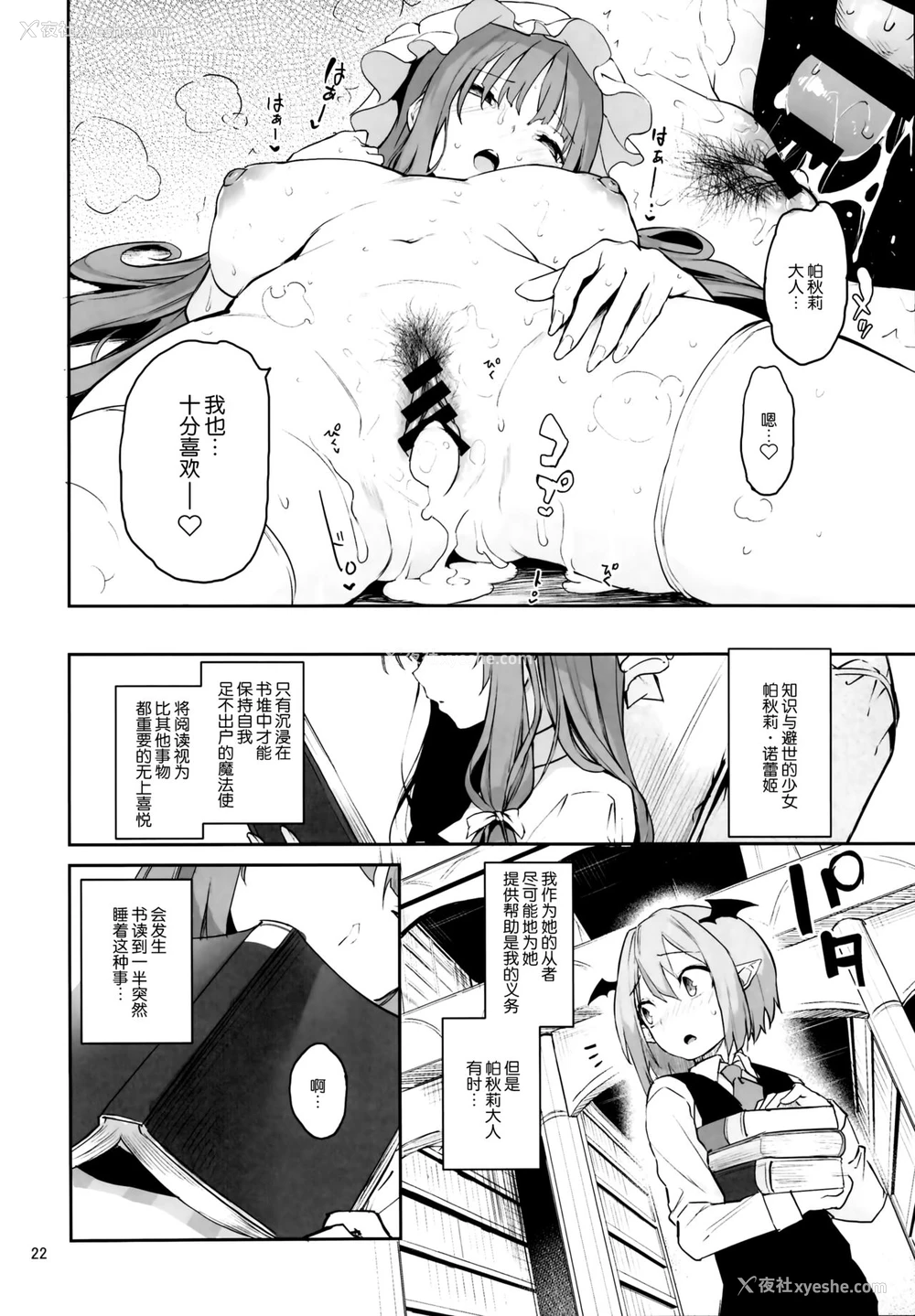 19P - (C95) [あんみつよもぎ亭 (みちきんぐ)] 居眠り上手の大図书馆 (东方Project)