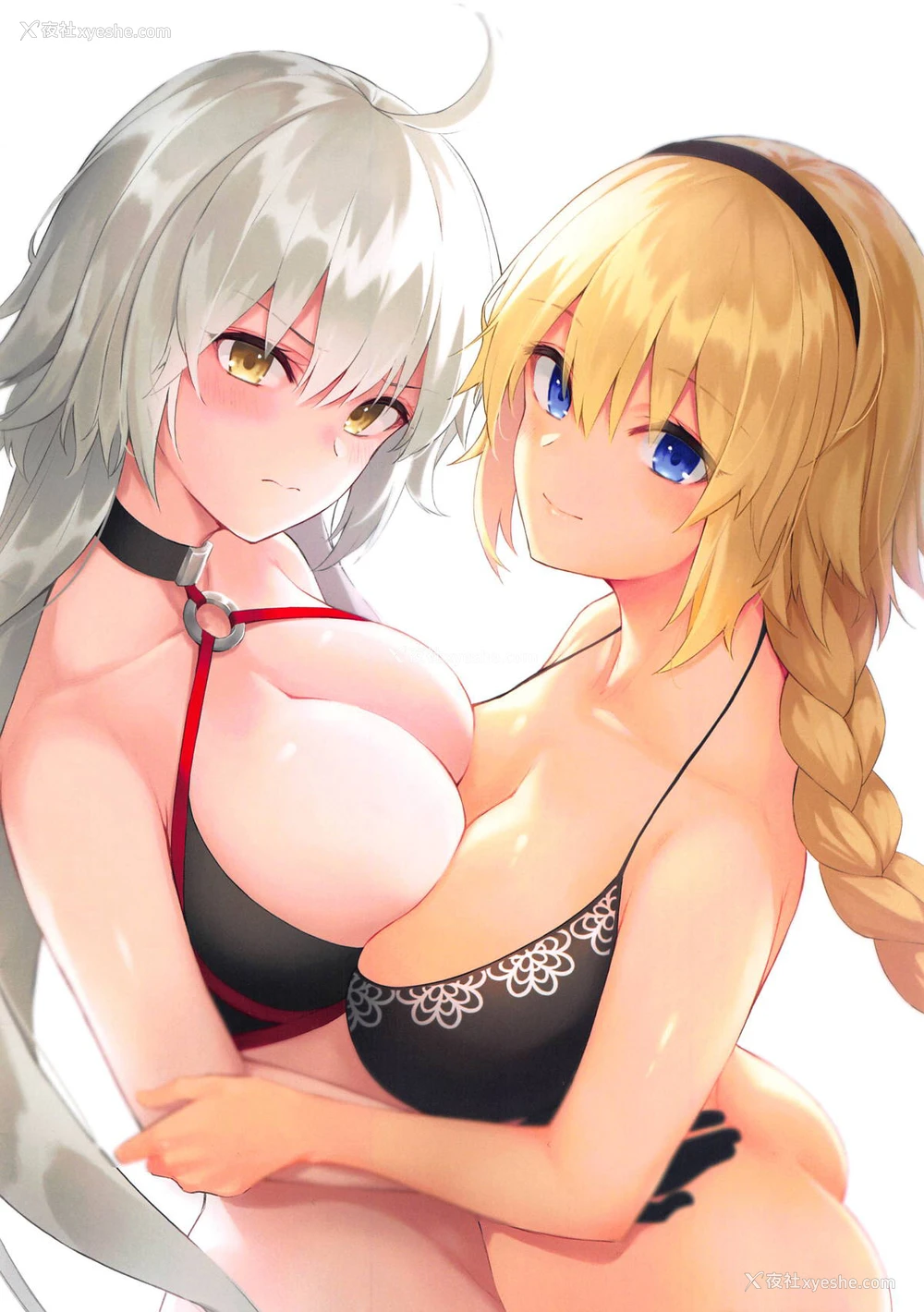 2P - (C95) [凸凹ハリケーン (あんざ友)] ジャンヌとオルタのえっちな本 (Fate/Grand Order) [中国翻訳]