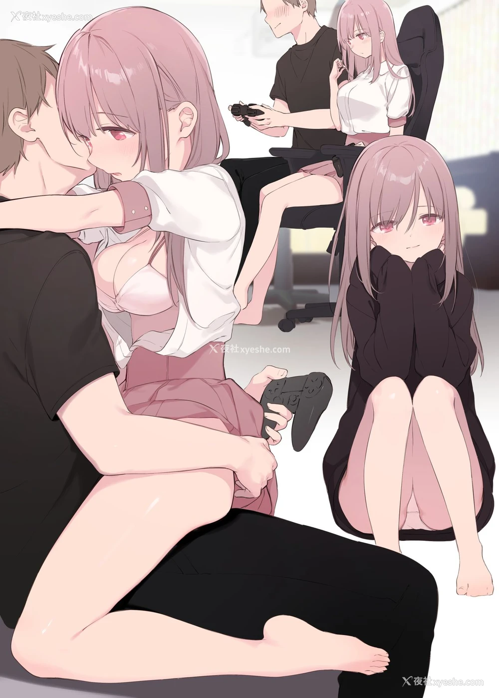 15P - [富士やま] 漫画#ゲームと彼女 [中国翻訳] 中文名：漫画＃游戏与她