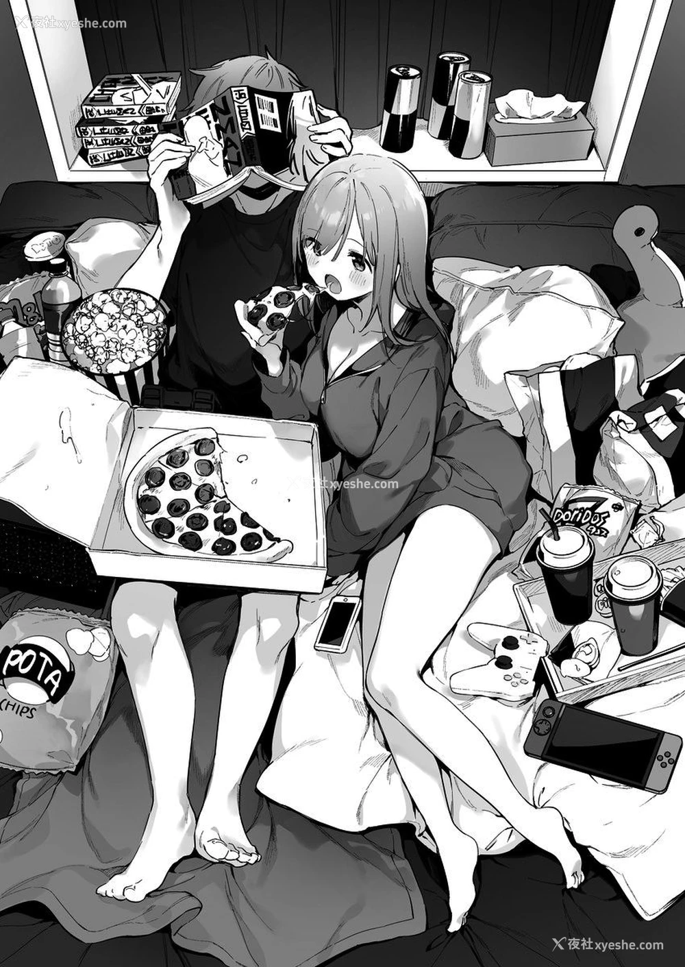 16P - [富士やま] 漫画#ゲームと彼女 [中国翻訳] 中文名：漫画＃游戏与她