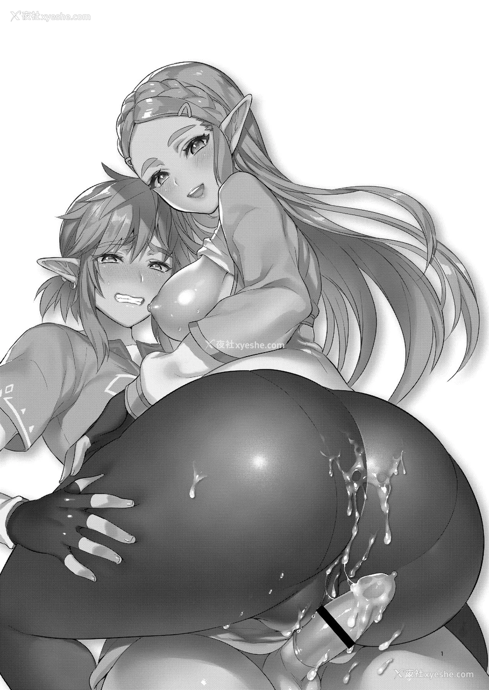 2P - [もりっとこけ (もり苔)] ハイラル繁栄のためのかつどう! (ゼルダの伝说) [中国翻訳] [DL版]
