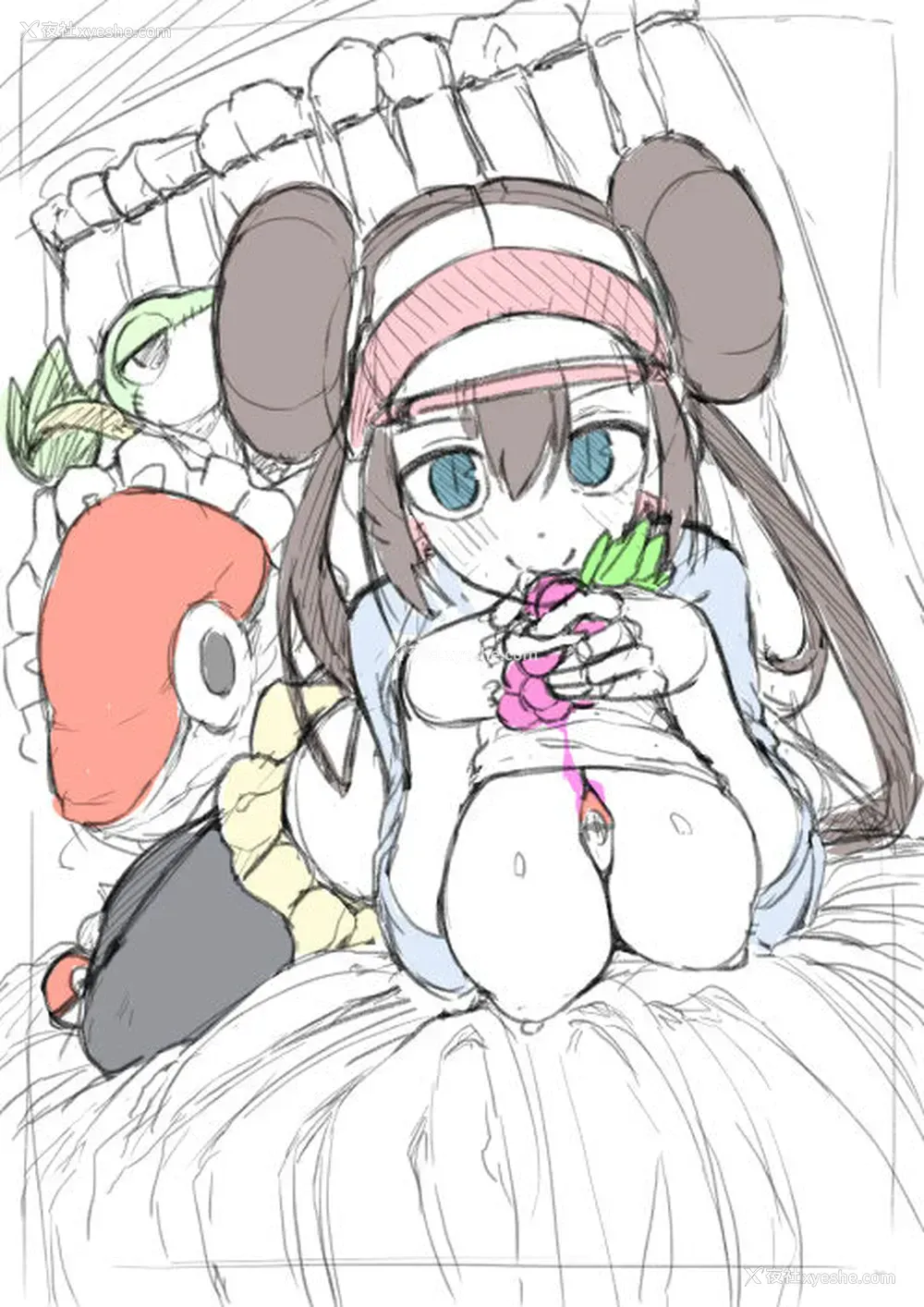 17P - [まんねんドコドコドンドドコ (とっととねろ太郎。)] メイちゃんふーぞくまんが (ポケットモンスター ブラック2・ホワイト2)