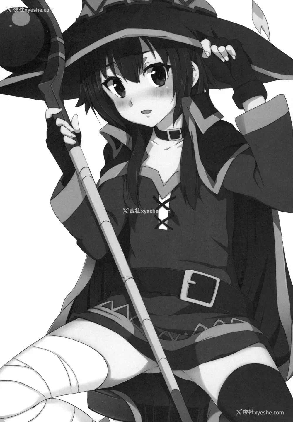 2P - [に向思考 (猫崎葵)] 为惠惠献上华丽的爆射! (この素晴らしい世界に祝福を!) [中国语] [DL版]