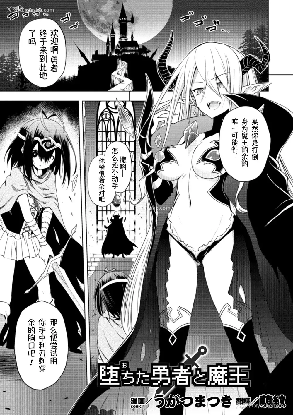 1P - [うがつまつき] 堕ちた勇者と魔王 (二次元コミックマガジン クレイジーサイコレズ求爱陵辱 Vol.2) [中国翻訳] [DL版]