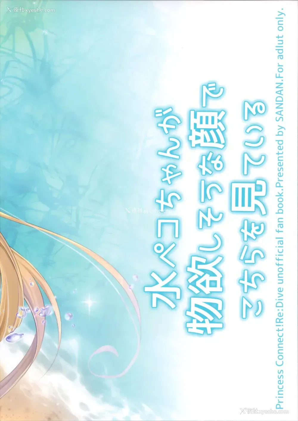 22P - (C96) [SANDAN (くるん)] 水ペコちゃんが物欲しそうな颜でこちらを见てる (プリンセスコネクト!ReDive) [中国翻訳]