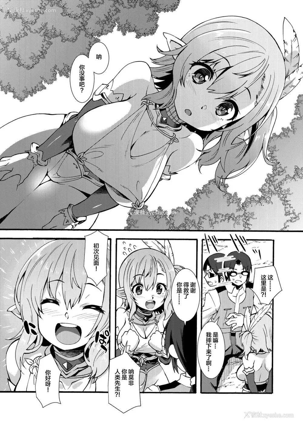 5P - [魔空军団 (しのづかあつと)] スケベエルフ探访记 [中国翻訳] [DL版]