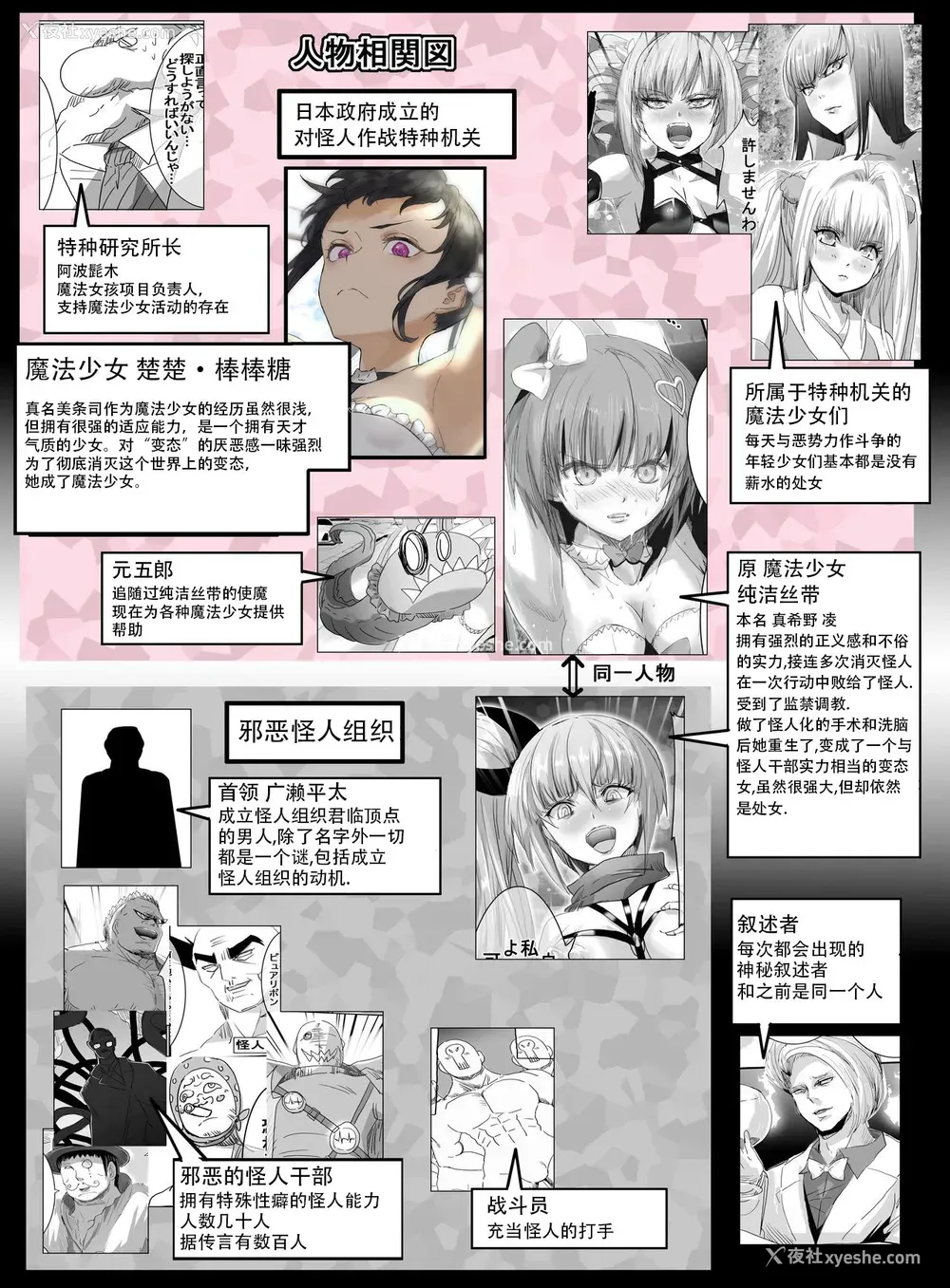 4P - [uniuni (黒い砂、uni)] 魔法少女VSパンティハンター [中国翻訳]