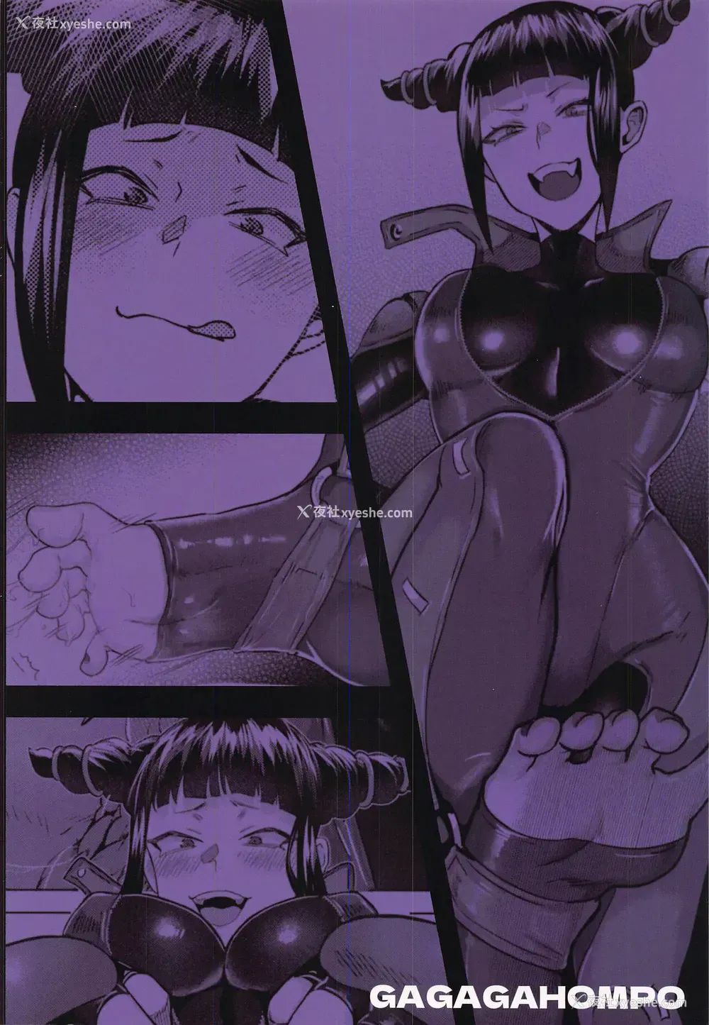 31P - (C99) [ガガガ本舗 (ガー)] ジュリちゃんに路地里で×××される本 (ストリートファイター) [中国翻訳]