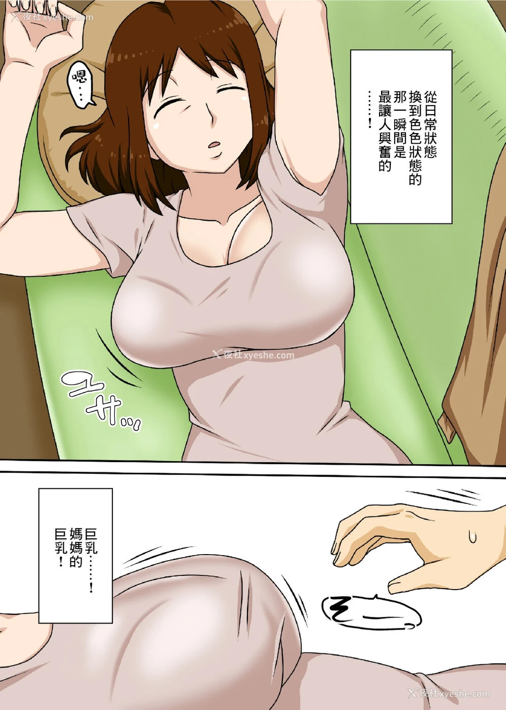 3P - [フリーハンド魂 (大队骨)] というわけで母さんとただただ営む [中国翻訳]