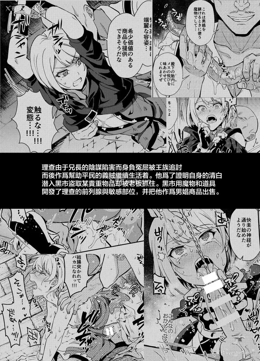 3P - [うさみみしんどろーむ (えるたすく)] 気高き义贼は饲い惯らされない 暗オークション出品编 [中国翻訳] [DL版]