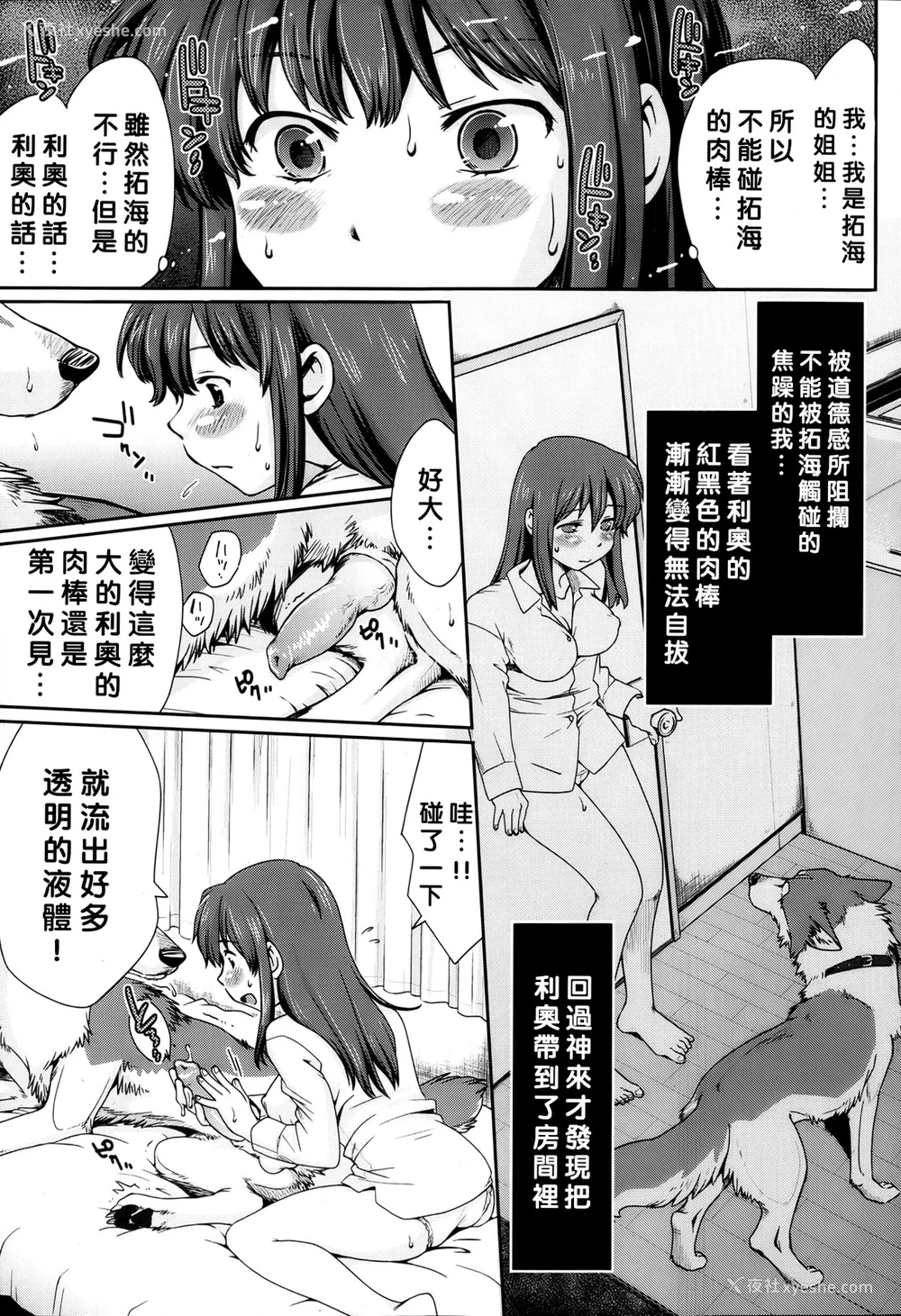6P - [仓子仓次] へんたい姉弟と犬 (COMIC 天魔 2013年4月号) [中国翻訳] [无修正]